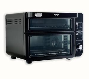 Ninja 12-in-1 Double Oven with FlexDoor, Black