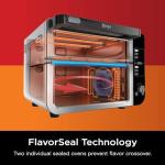 Ninja 12-in-1 Double Oven with FlexDoor, Black