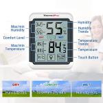 ThermoPro TP55 Touchscreen Indoor Hygrometer and Thermometer
