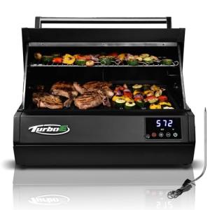 PLUGNGRILL Turbo E 24-Inch Electric Grill