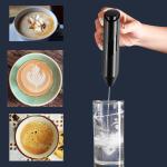 Handheld Milk Frother and Drink Mixer - Black