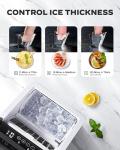 Silonn Countertop Ice Maker – 44lbs Daily Output