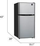ARCTIC CHEF 4.5 cu. ft Compact Refrigerator with Freezer