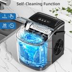 Portable Ice Maker - Makes 26lbs Daily, Fast!