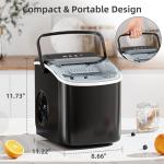 Portable Ice Maker - Makes 26lbs Daily, Fast!