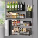 Magnetic Spice Rack Set with Paper Towel Holder