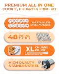 68pc Churro Maker and Cookie Press Kit