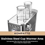 CHULUX Slim Espresso Machine with Milk Frother