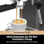 CHULUX Slim Espresso Machine with Milk Frother