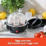 BELLA Electric Egg Cooker with Auto Shut Off