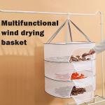 3-Layer Foldable Herb Drying Rack with Zipper