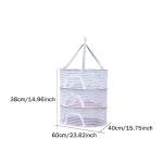 3-Layer Foldable Herb Drying Rack with Zipper