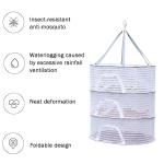 3-Layer Foldable Herb Drying Rack with Zipper