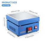 Soiiw 850W Electric Preheat Soldering Station 200x200mm