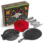 Uno Casa 8-Inch Tortilla Press Kit with Accessories