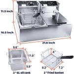 12.7QT Commercial Deep Fryer with Temperature Control