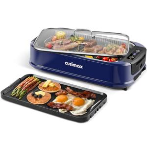 CUSIMAX 1500W Smokeless Indoor Electric Grill