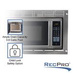 RecPro 900W Over the Range RV Microwave 0.9 Cu Ft