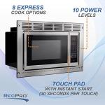RecPro 900W Over the Range RV Microwave 0.9 Cu Ft