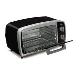 Oster 4-Slice Black Toaster Oven