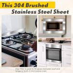 Blulu Stainless Steel Kitchen Gap Filler Strips