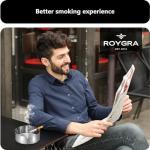 Roygra Stainless Steel Outdoor Ashtrays - 2 Pack