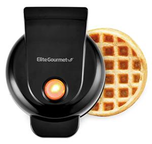 Elite Gourmet Mini Waffle Maker, Nonstick & Compact
