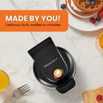 Elite Gourmet Mini Waffle Maker, Nonstick & Compact