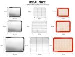 Stainless Steel Baking Sheet Set with Cooling Racks