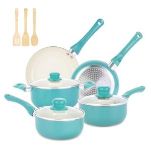 M MELENTA 11-Piece Nonstick Cookware Set