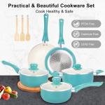 M MELENTA 11-Piece Nonstick Cookware Set