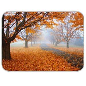 Nature Landscape Fall Dish Drying Mat 18"x24
