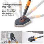 CLEANHOME 3-in-1 Tile Scrubber with Extendable Handle