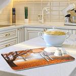 Nature Landscape Fall Dish Drying Mat 18"x24