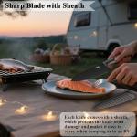 12-Piece Kitchen Knife Set with Blade Guards