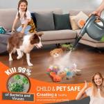 1250W Handheld Steam Cleaner with Detergent Container