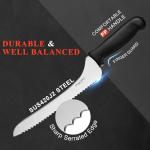 9-Inch Serrated Bread Knife for Easy Slicing