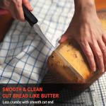 9-Inch Serrated Bread Knife for Easy Slicing