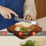 9-Inch Serrated Bread Knife for Easy Slicing