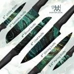 Hunter Dual 12-PC Colorful Kitchen Knife Set
