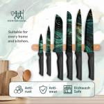 Hunter Dual 12-PC Colorful Kitchen Knife Set