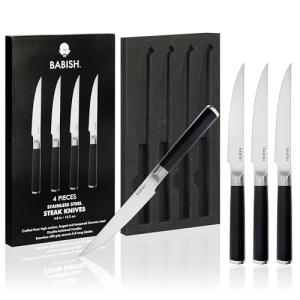 Babish German Steel Forged Steak Knife Set