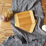 Lipper International Bamboo Two-Tone Cutting Boards, Set of 2