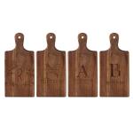 Personalized Acacia Cutting Boards Set of 6