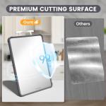 Kikcoin Double Sided Stainless Steel Chopping Board