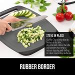 GORILLA GRIP BPA-Free Reversible Cutting Board Set