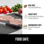 GORILLA GRIP BPA-Free Reversible Cutting Board Set
