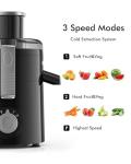 SiFENE Compact Juicer Machine with 3 Speed Options