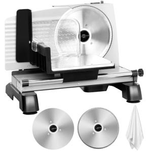 FSUON Electric Meat Slicer with Adjustable Thickness