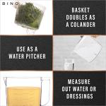 BINO Small Manual Salad Spinner with Draining System
